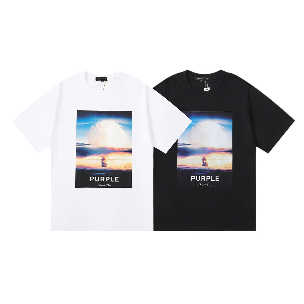 PURPLE  fashion T-shirt