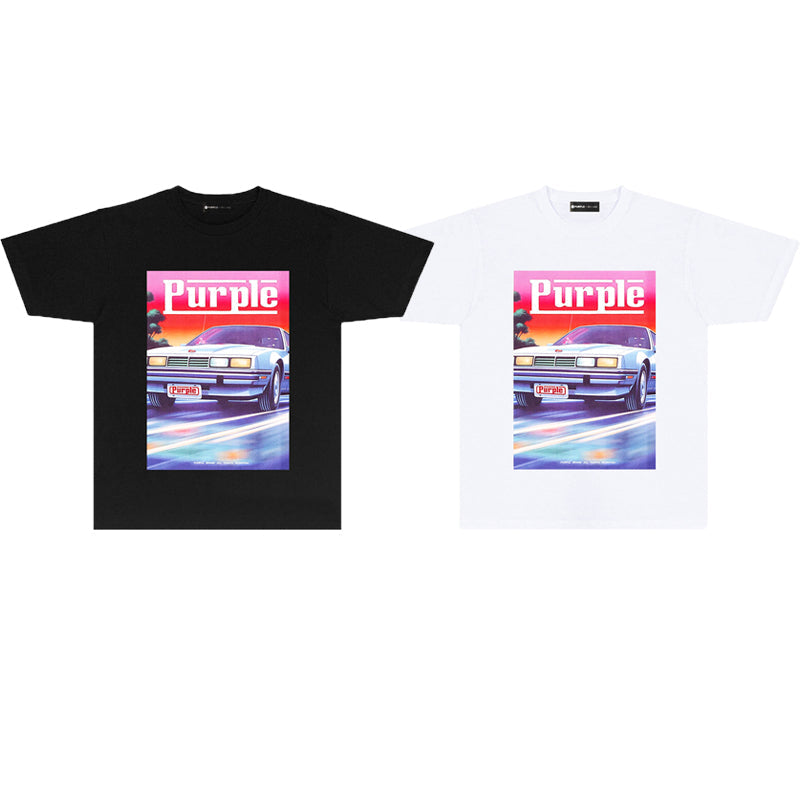 PURPLE  fashion T-shirt