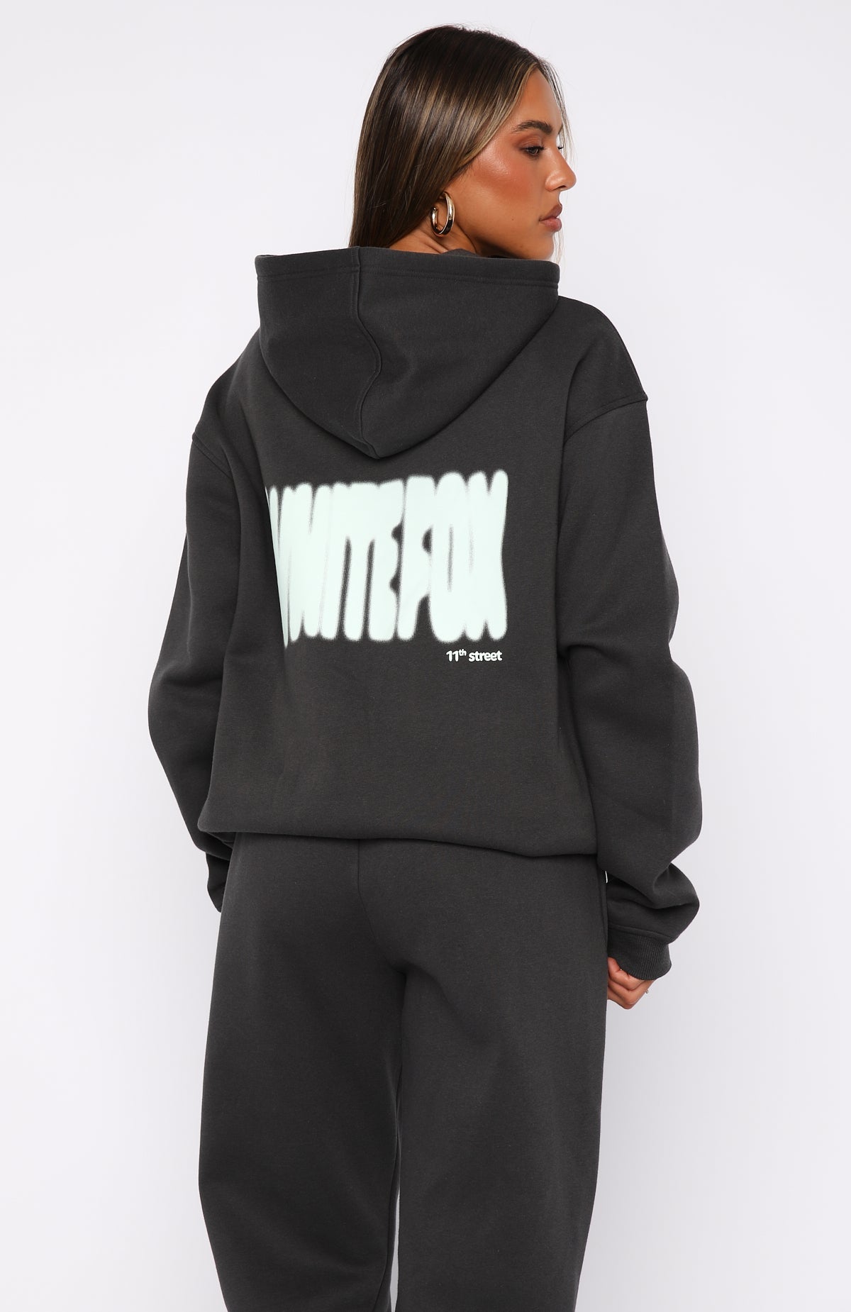 11th Street New York Or Nowhere Oversized Hoodie Matcha Crumble