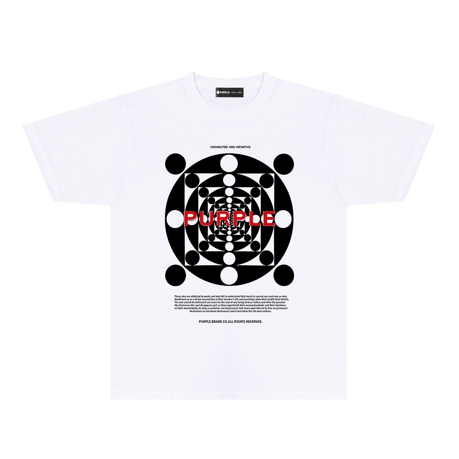 PURPLE  fashion T-shirt