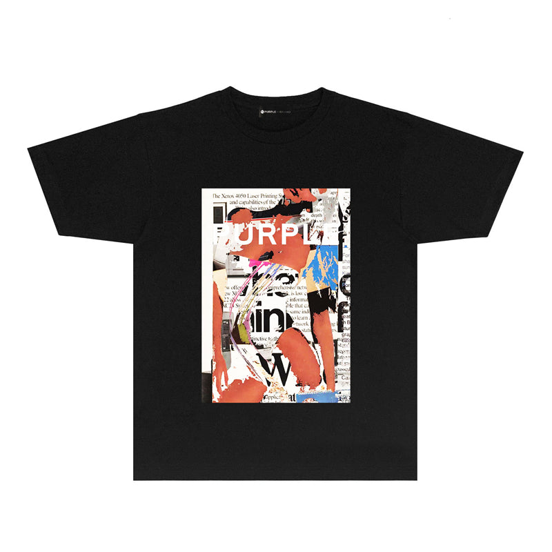 PURPLE  fashion T-shirt