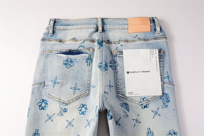 PURPLE  Fashion Jeans 9063