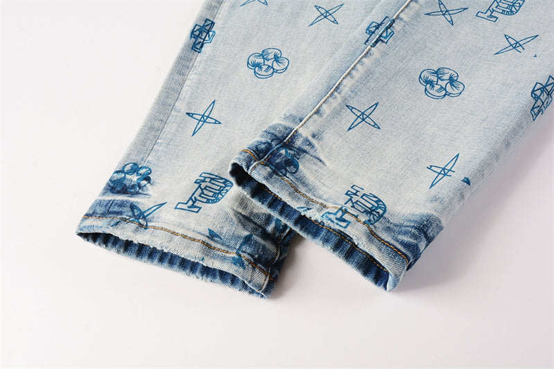 PURPLE  Fashion Jeans 9063