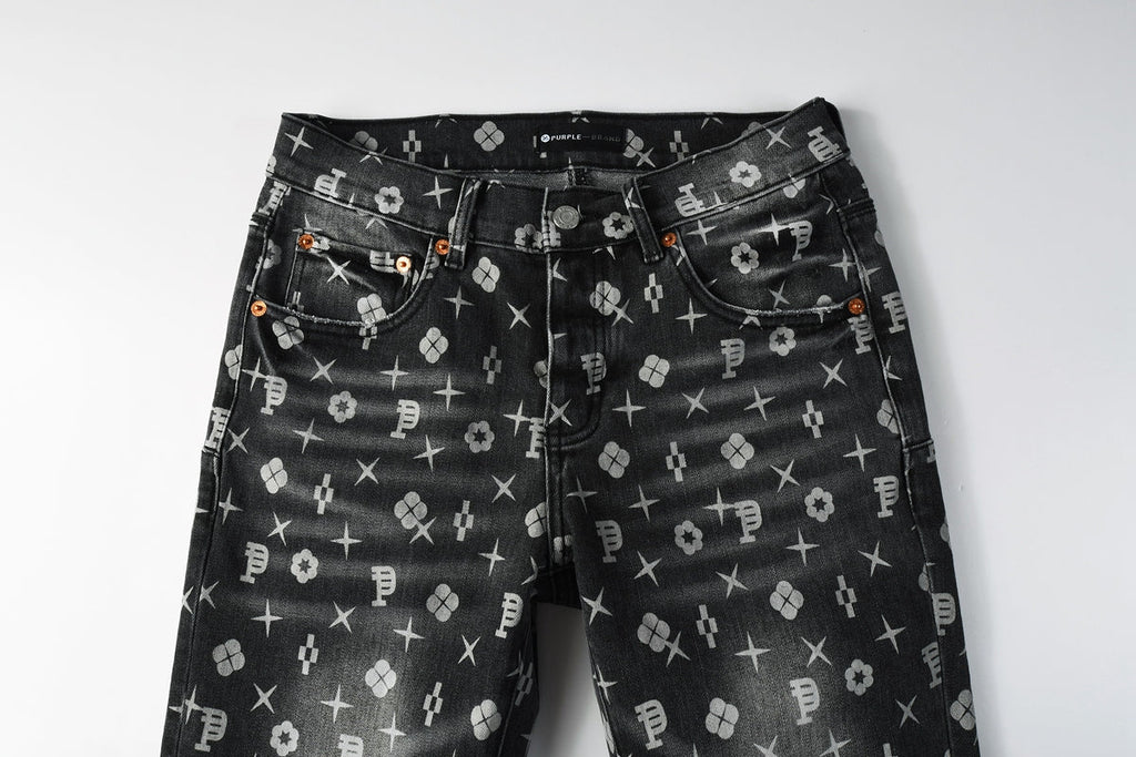 PURPLE  Fashion Jeans 9112