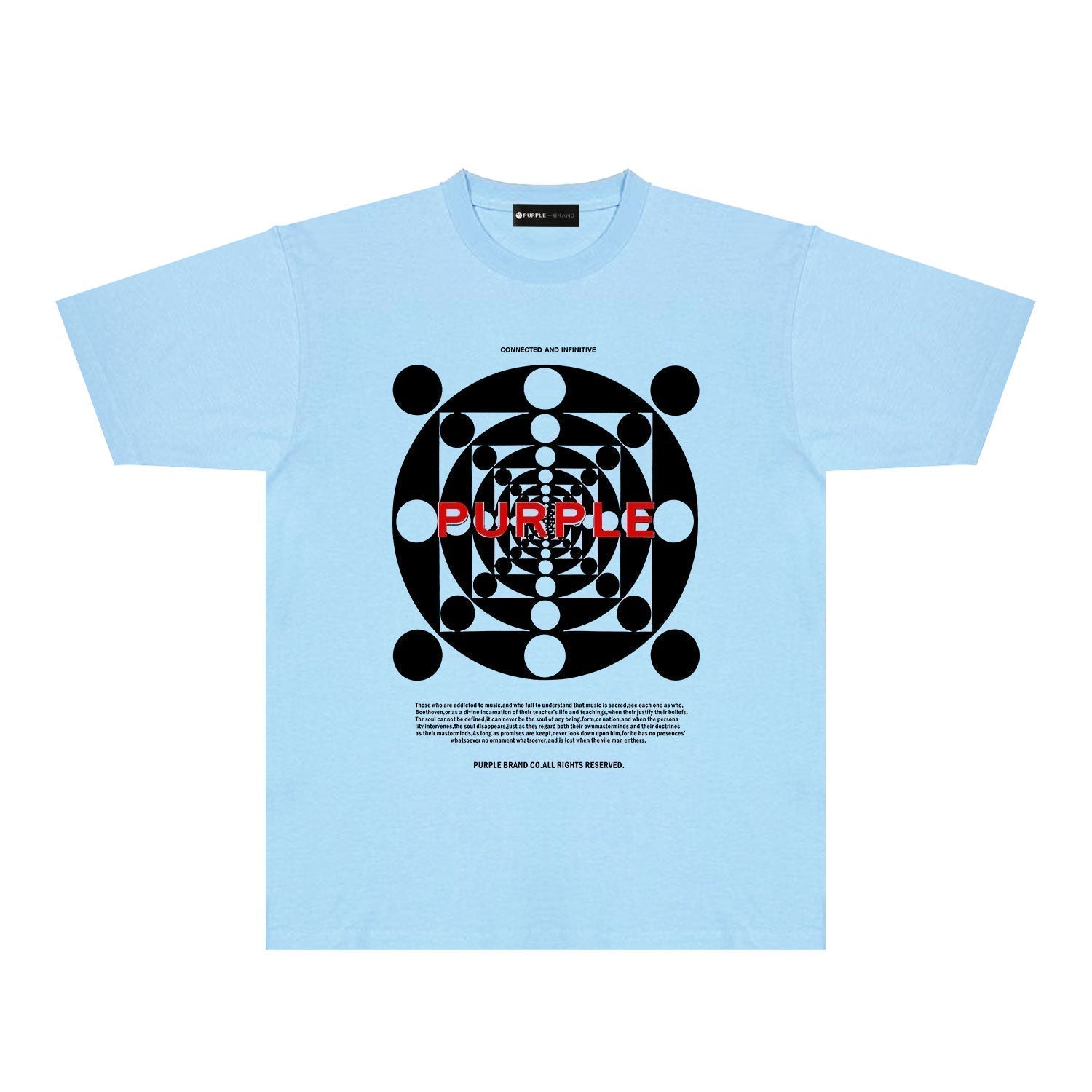 PURPLE  fashion T-shirt