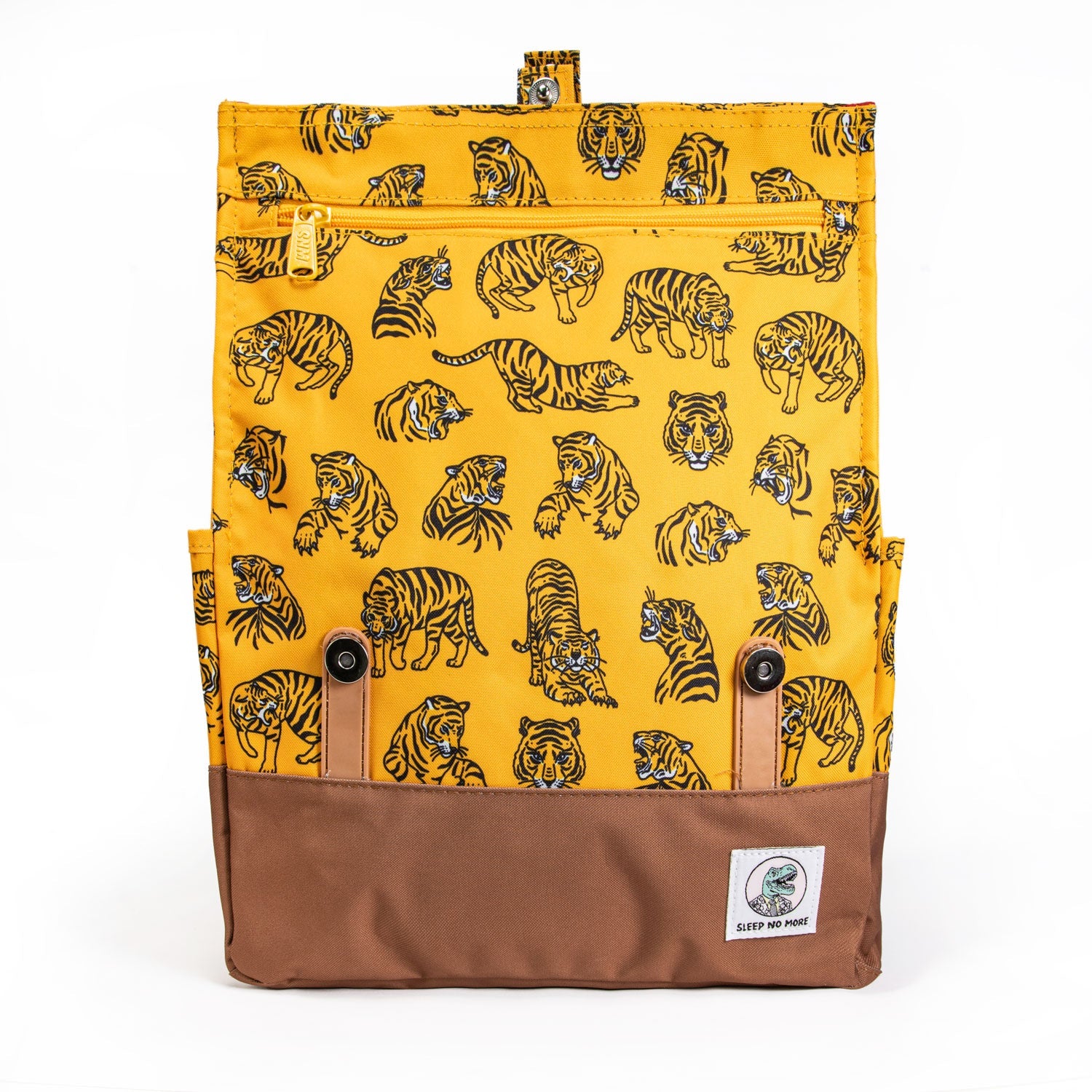 Vintage Backpack ✦ Old School Tiger Orange
