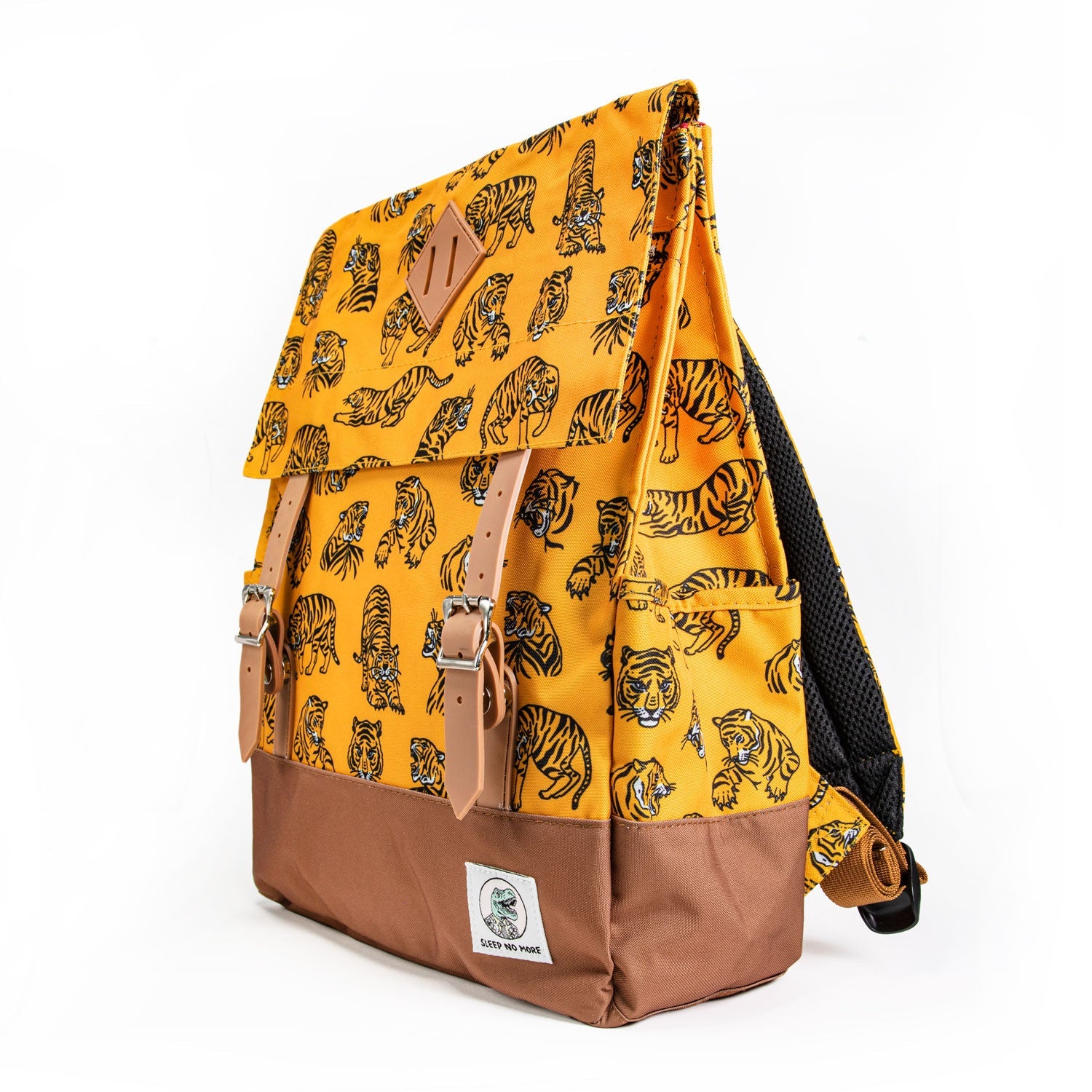 Vintage Backpack ✦ Old School Tiger Orange