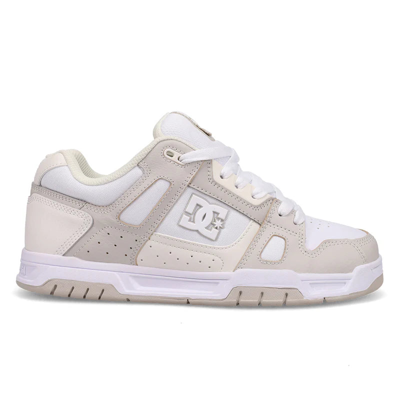DC Men's Stag Shoes - White/Stone