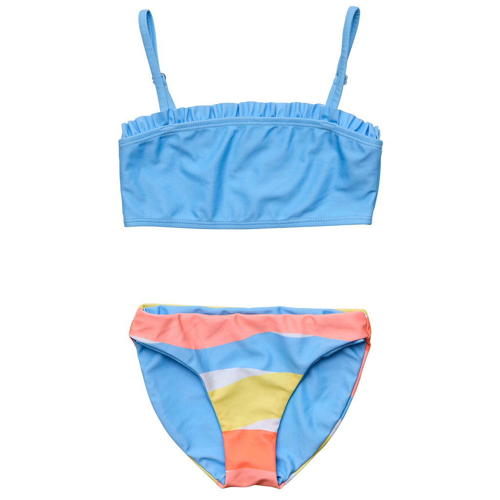 Good Vibes Frilled Bandeau Bikini - FINAL SALE