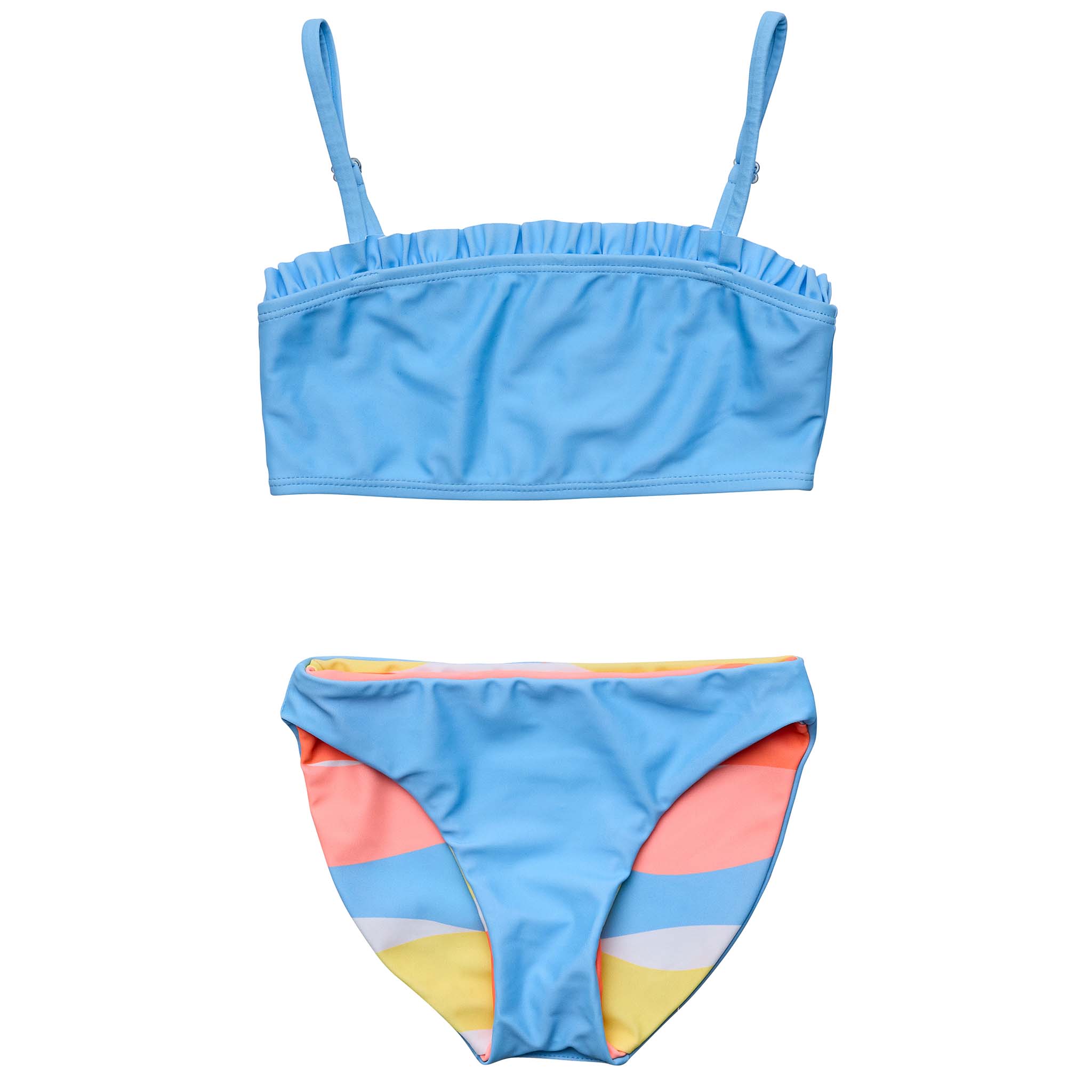 Good Vibes Frilled Bandeau Bikini - FINAL SALE