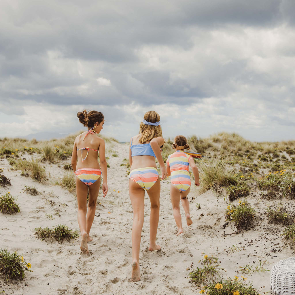 Good Vibes Frilled Bandeau Bikini - FINAL SALE