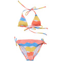 Good Vibes Triangle Shirred Bikini - FINAL SALE