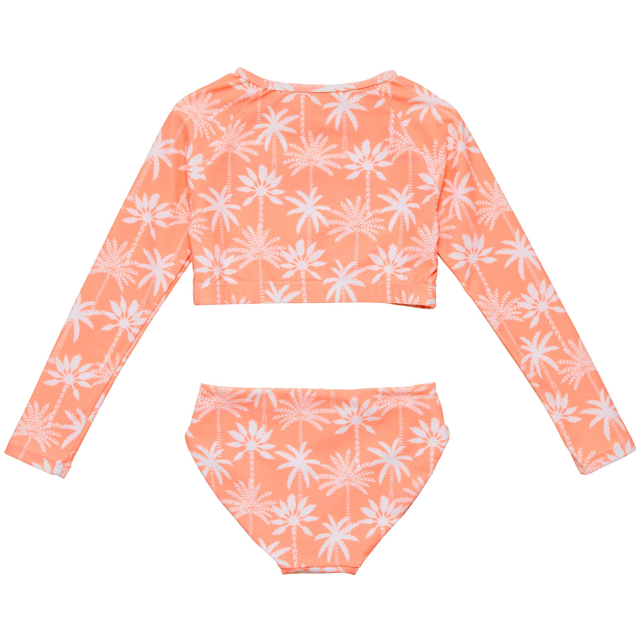 Cali Palms Recycled Crop LS Rash Set
