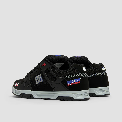DC Men's Stag Shoes - Black/Grey/Blue