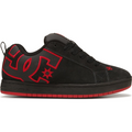 DC Men's Court Graffik SE Shoes - Dark Grey/Red-T
