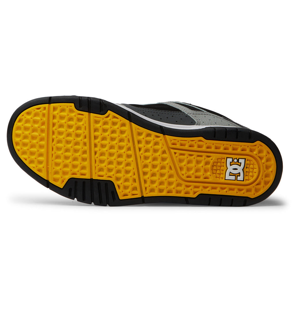 DC Men's Stag Shoes - Grey/Yellow