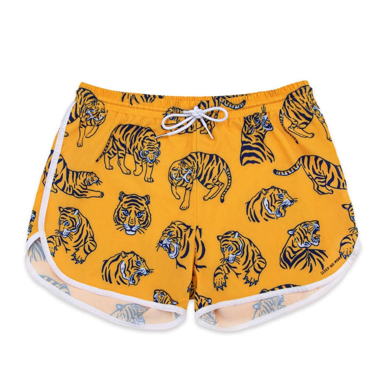 Adult Swimwear ▪︎ Shorts ▪︎ OLD SCHOOL TIGER ▪︎ ORANGE