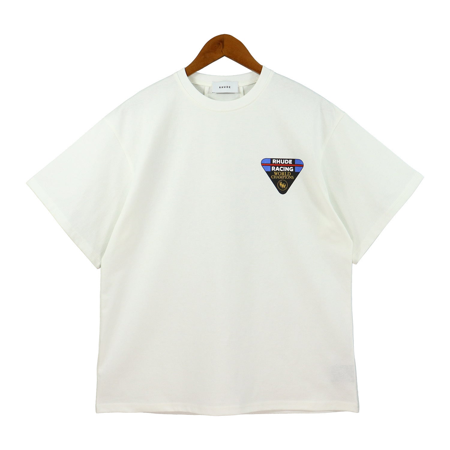 Rhude T-shirt Inverted Triangle Letter Print Short Sleeve T-shirt