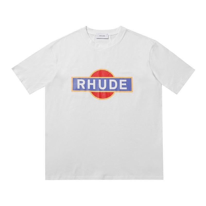Rhude T-shirt Leopard Print Short Sleeve T-shirt