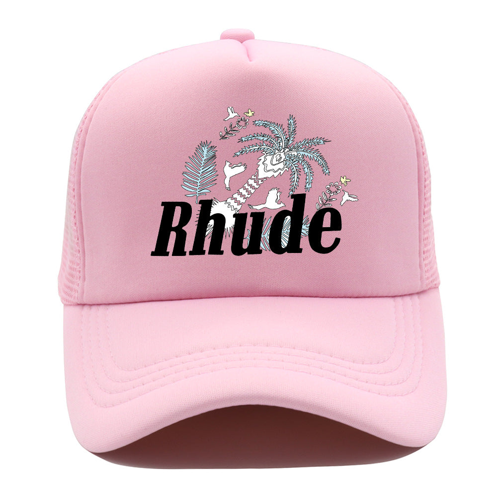 Rhude Hat Fashion Net Cap Hip Hop Baseball Cap