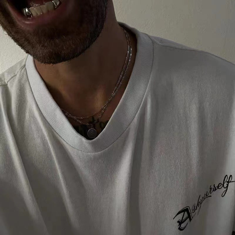 Askyurself T-shirts Printed Short Sleeve T-shirt