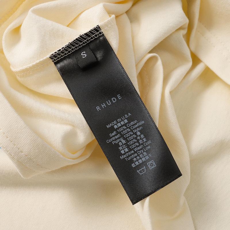 Rhude T-shirt Leopard Print Short Sleeve T-shirt