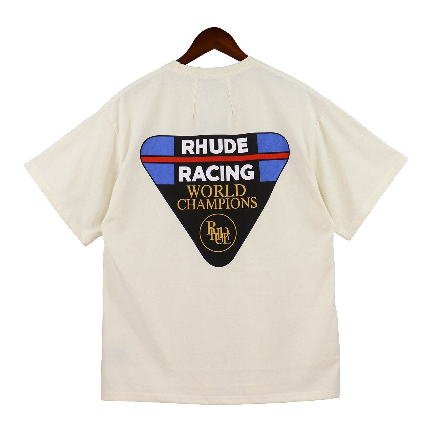 Rhude T-shirt Inverted Triangle Letter Print Short Sleeve T-shirt