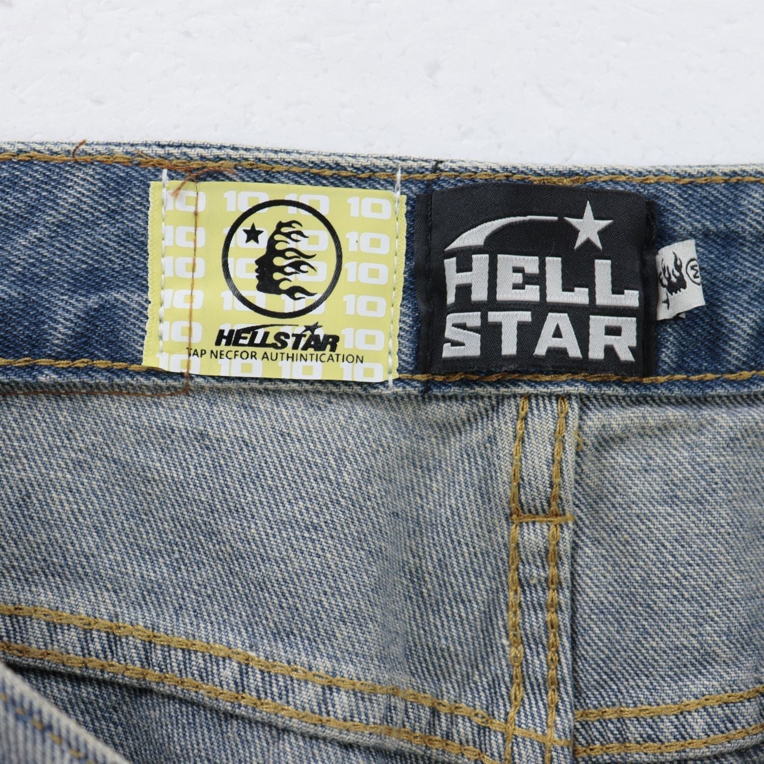 Hellstar Shorts Ripped Denim Shorts