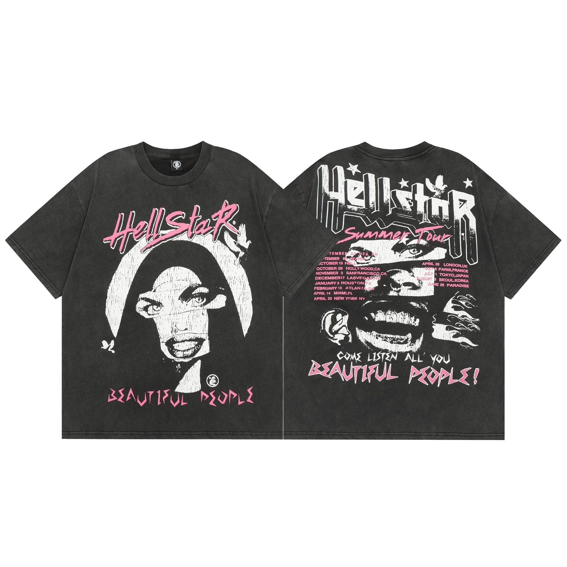 Hellstar T-shirt Creative Cartoon Portrait Printing