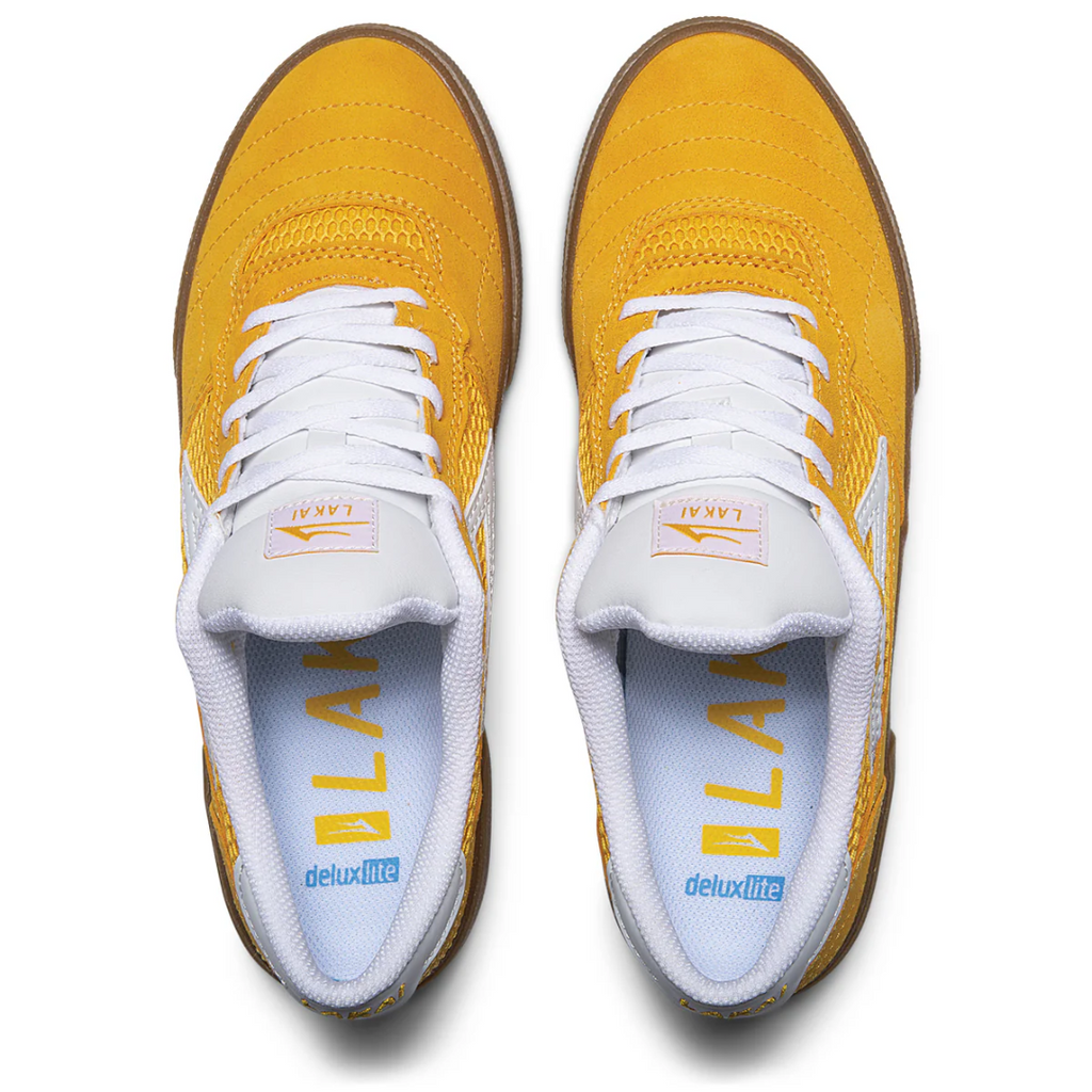 Lakai Men's Cambridge Shoes - Gold/Gum Suede