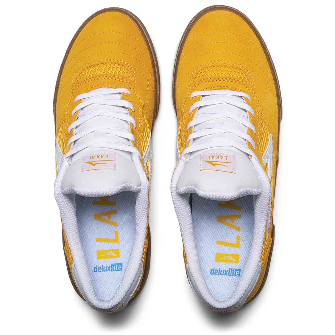 Lakai Men's Cambridge Shoes - Gold/Gum Suede