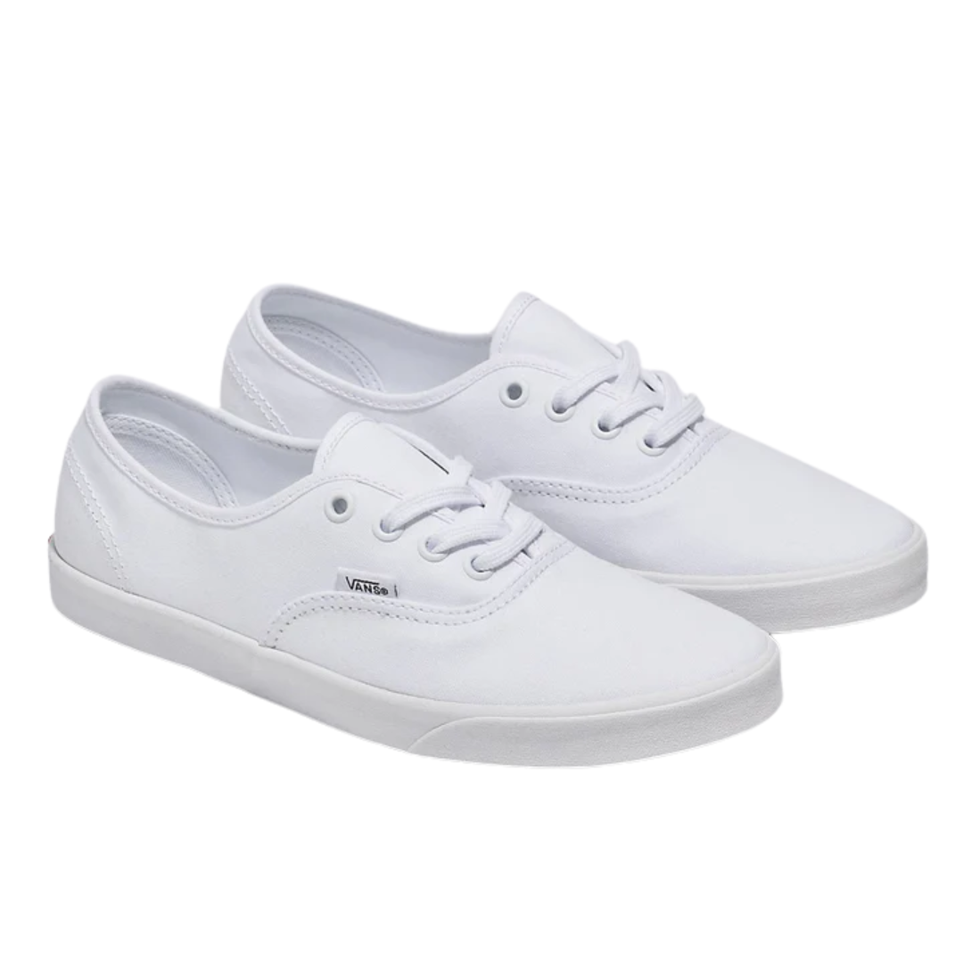 Vans Unisex FU Authentic LowPro Shoes - White/White