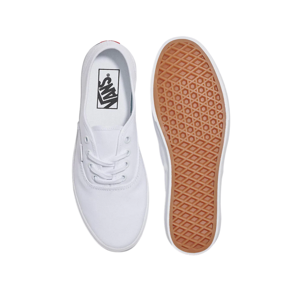 Vans Unisex FU Authentic LowPro Shoes - White/White