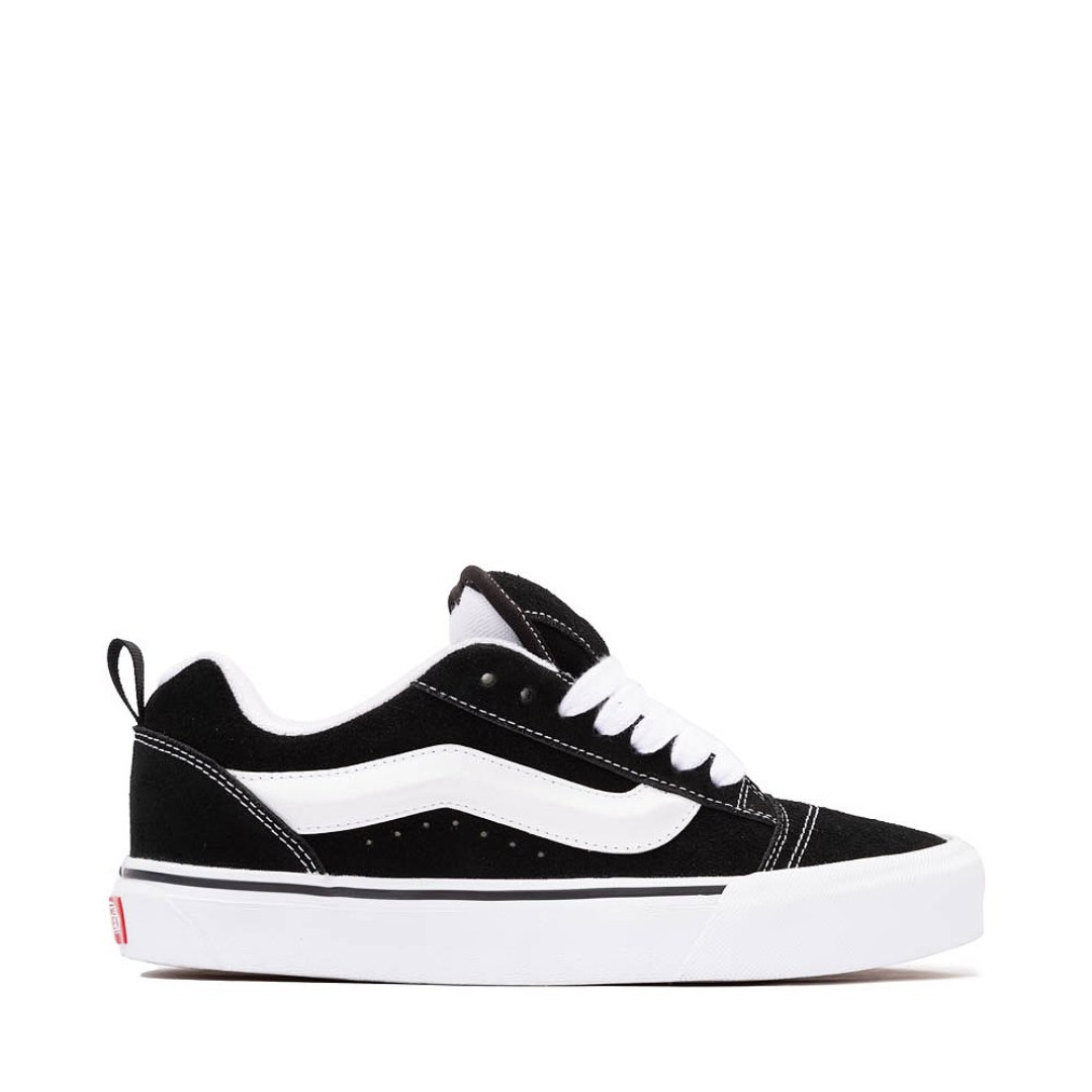 Vans Unisex KNU Skool Shoes - Black/True White
