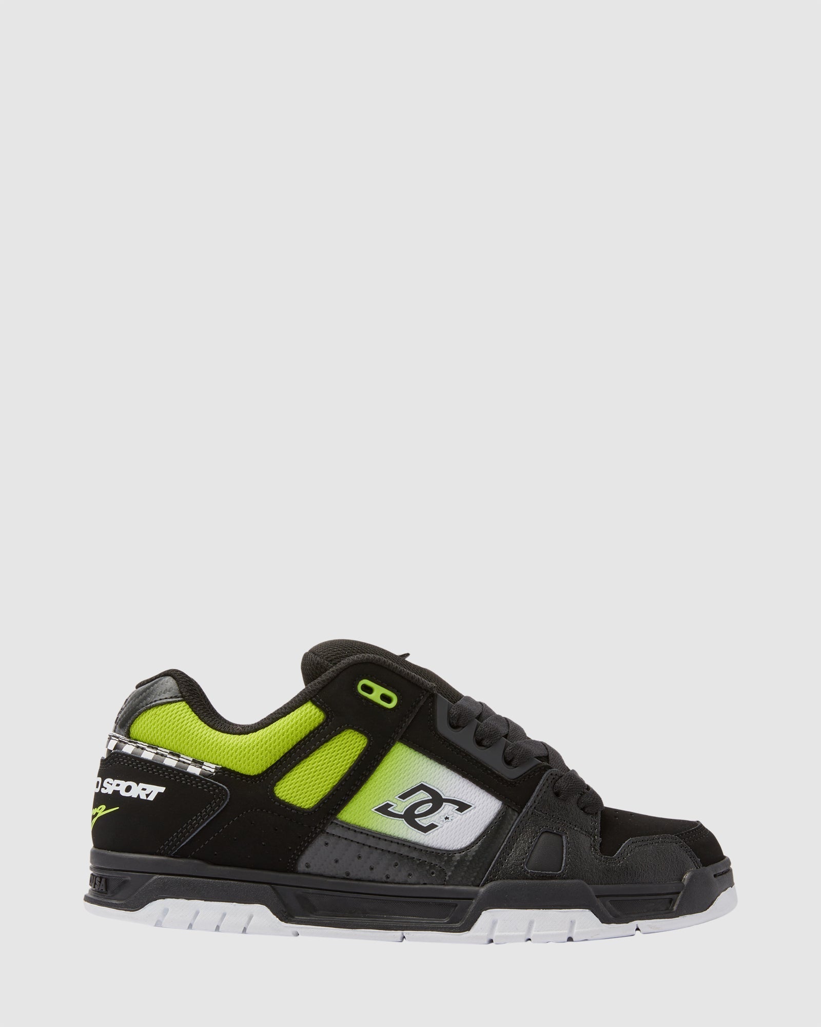 DC Men's Stag Se Shoes - Black/Green/White