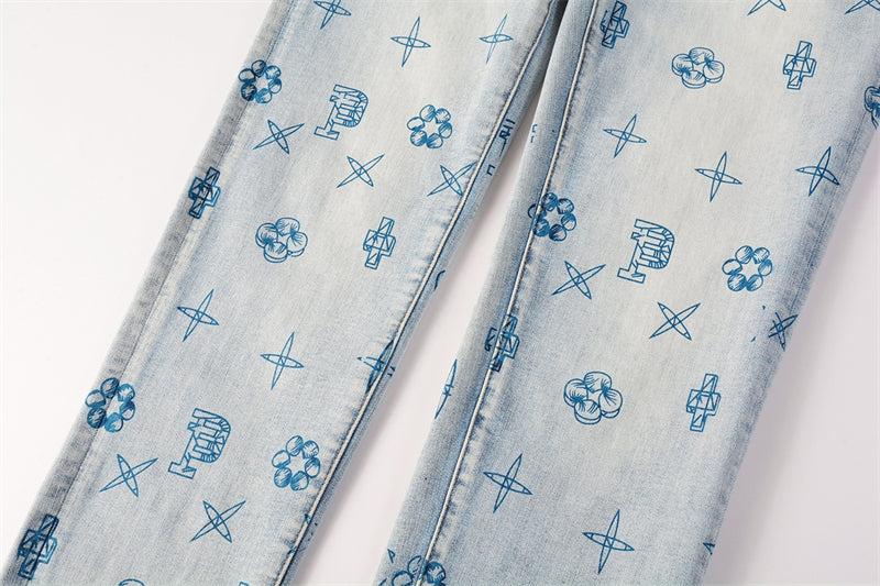 PURPLE  Fashion Jeans 9063