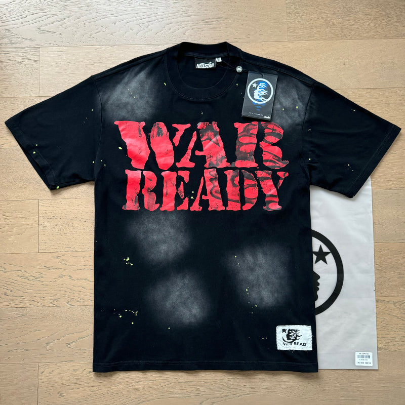 Hellstar T-shirts Washed Aging Process