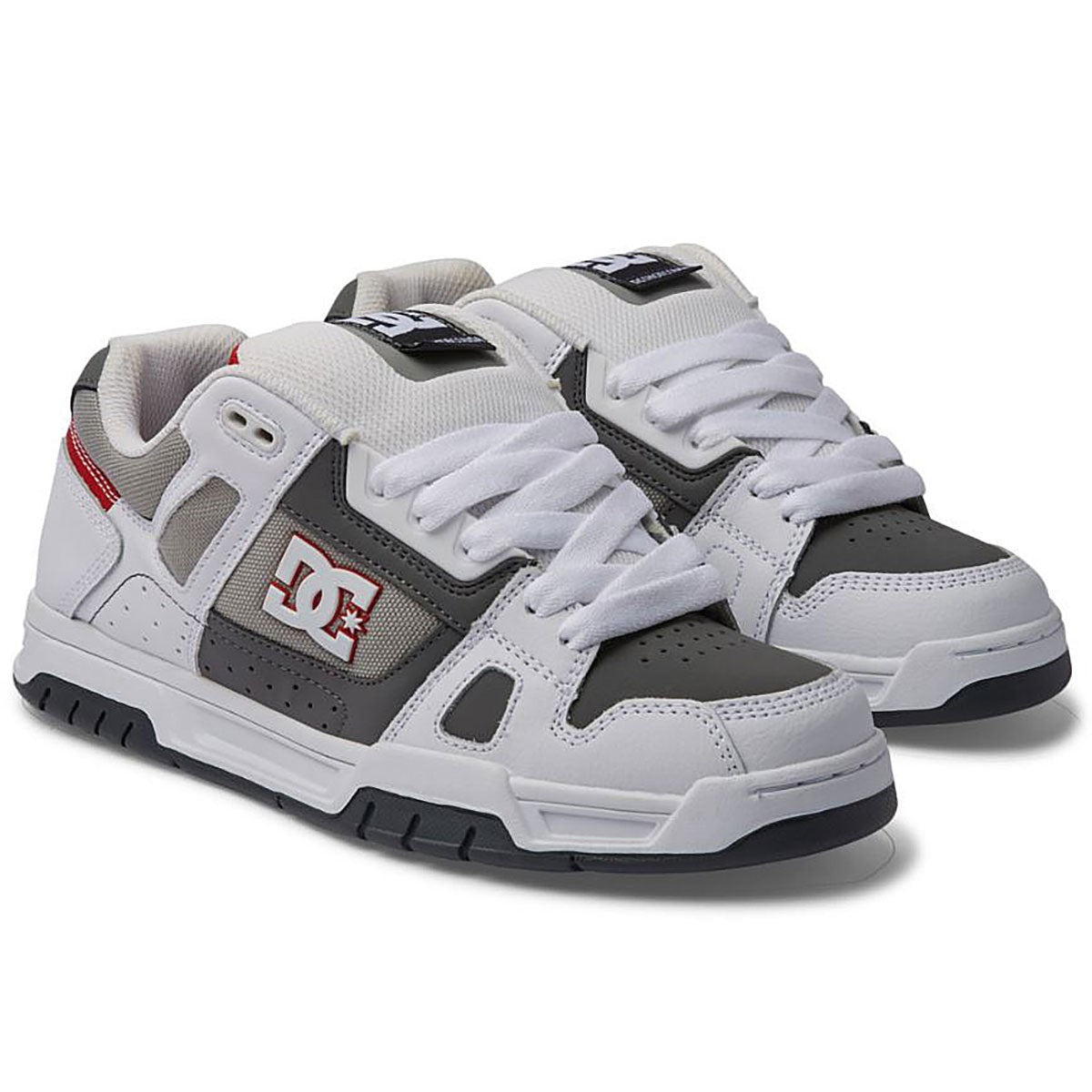 DC Men's Stag Shoes - Tan/Grey/Dark Red